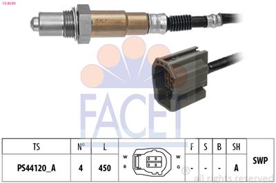 FACET 10.8599 Číslo výrobce: EPS 1.998.599. EAN: 8012510302286.