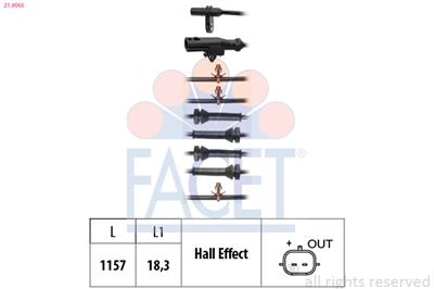 FACET 21.0065 Číslo výrobce: EPS 1.960.065. EAN: 8012510032978.