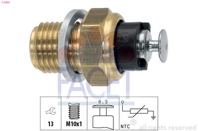 FACET 7.3093 Číslo výrobce: KW 530 093. EAN: 8012510040973.