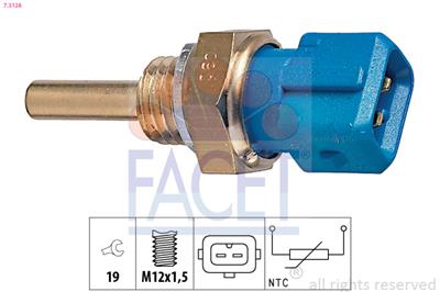 FACET 7.3128 Číslo výrobce: KW 530 128. EAN: 8012510041307.