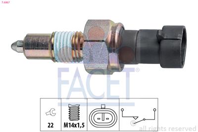 FACET 7.6067 Číslo výrobce: EPS 1.860.067. EAN: 8012510045374.