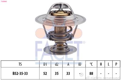 FACET 7.8394S Číslo výrobce: EPS 1.880.394S. EAN: 8012510084304.