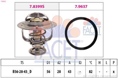 FACET 7.8522 Číslo výrobce: EPS 1.880.522. EAN: 8012510090763.