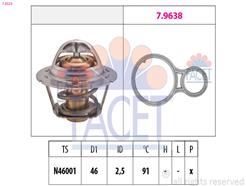 FACET 7.8524 Made in Italy - OE Equivalent