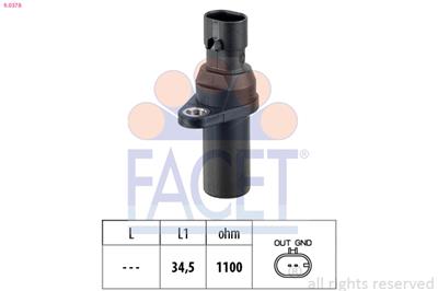 FACET 9.0378 Číslo výrobce: EPS 1.953.378. EAN: 8012510008966.