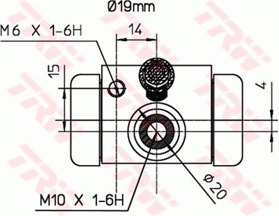TRW BWD316 EAN: 3322937393220.