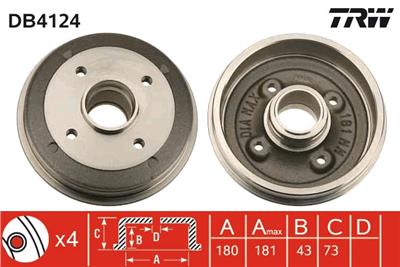 TRW DB4124 EAN: 3322937075829.