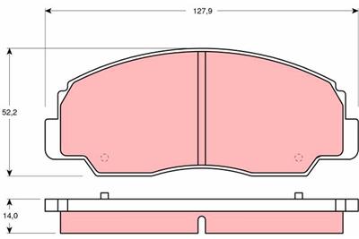 TRW GDB1134 Číslo výrobce: 21712. EAN: 3322936411345.