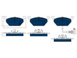 TRW GDB1386BTE ELECTRIC BLUE