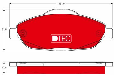 TRW GDB1761DTE Číslo výrobce: 24660. EAN: 3322938207687.