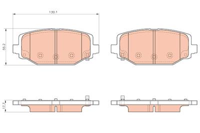 TRW GDB1936 Číslo výrobce: 25376. EAN: 3322938142483.