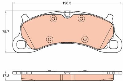 TRW GDB2057 Číslo výrobce: 25003. EAN: 3322938260569.