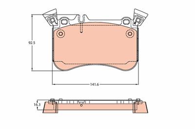 TRW GDB2229 Číslo výrobce: 25219. EAN: 3322938431860.