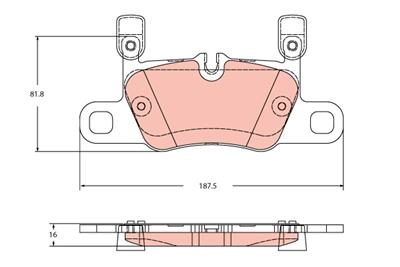 TRW GDB2369 Číslo výrobce: 25691. EAN: 3322938551209.