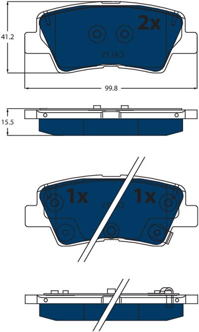 TRW GDB2531BTE Číslo výrobce: 25337. EAN: 3322938570514.