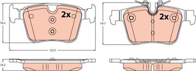 TRW GDB2532 Číslo výrobce: 26609.