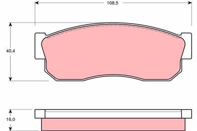 TRW GDB288 Číslo výrobce: 20958. EAN: 3322936402886.