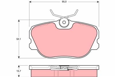 TRW GDB493 Číslo výrobce: 21009. EAN: 3322936404934.