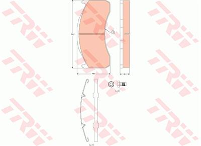TRW GDB5089 Číslo výrobce: 29137. EAN: 3322937354009.