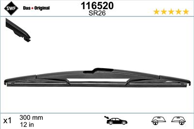 SWF 116520 Číslo výrobce: SR26. EAN: 4004260001476.