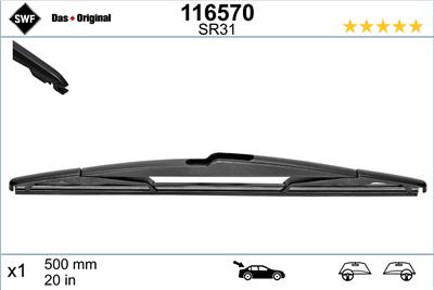 SWF 116570 Číslo výrobce: SR31. EAN: 4004260001582.