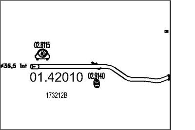 MTS 01.42010 EAN: 8033464014605.
