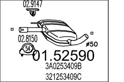 MTS 01.52590 EAN: 8033464019051.