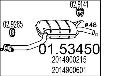 MTS 01.53450 EAN: 8033464019914.