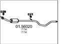 MTS 01.56020 - Stredný tlmič výfuku