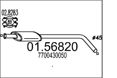 MTS 01.56820 EAN: 8033464023263.