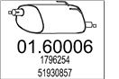 MTS 01.60006 - Koncový tlmič výfuku