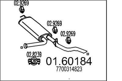 MTS 01.60184 EAN: 8033464028114.