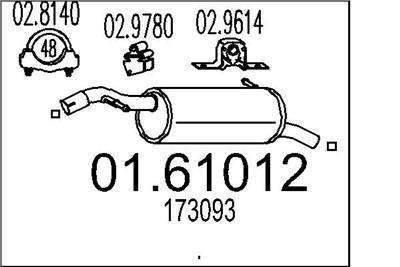 MTS 01.61012 EAN: 8033464161545.