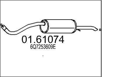 MTS 01.61074 EAN: 8033464901233.