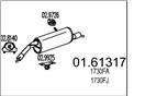 MTS 01.61317 - Koncový tlmič výfuku