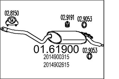 MTS 01.61900 EAN: 8033464031046.