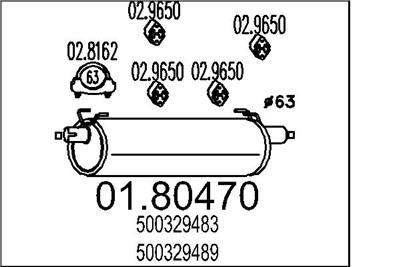 MTS 01.80470 EAN: 8033464040864.