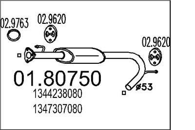 MTS 01.80750 EAN: 8033464041144.