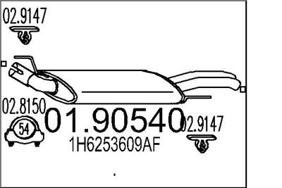 MTS 01.90540 EAN: 8033464041908.