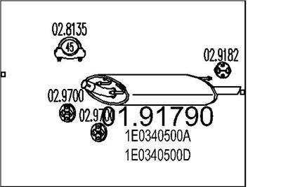 MTS 01.91790 EAN: 8033464042165.