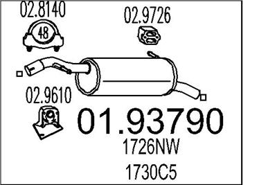 MTS 01.93790 EAN: 8033464043179.
