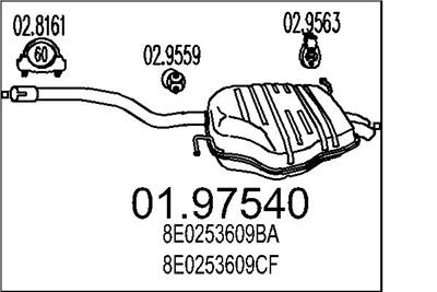 MTS 01.97540 EAN: 8033464046255.