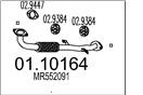 MTS 01.10164 - Výfukové potrubie