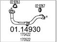 MTS 01.14930 - Výfukové potrubie
