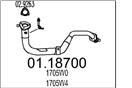 MTS 01.18700 - Výfukové potrubie