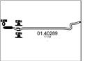 MTS 01.40289 - Výfukové potrubie
