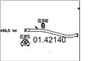 MTS 01.42140 - Výfukové potrubie