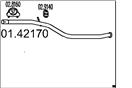 MTS 01.42170 - Výfukové potrubie
