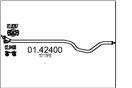 MTS 01.42400 - Výfukové potrubie