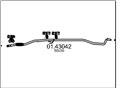 MTS 01.43042 - Výfukové potrubie